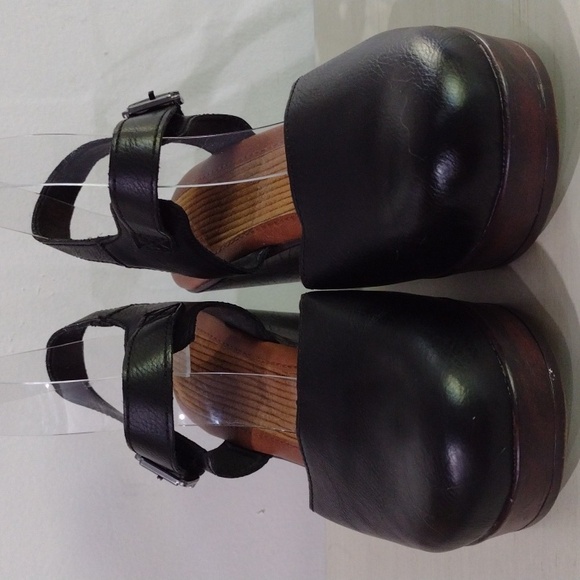 Boc black vegan leather clogs size 9M - Picture 2 of 16
